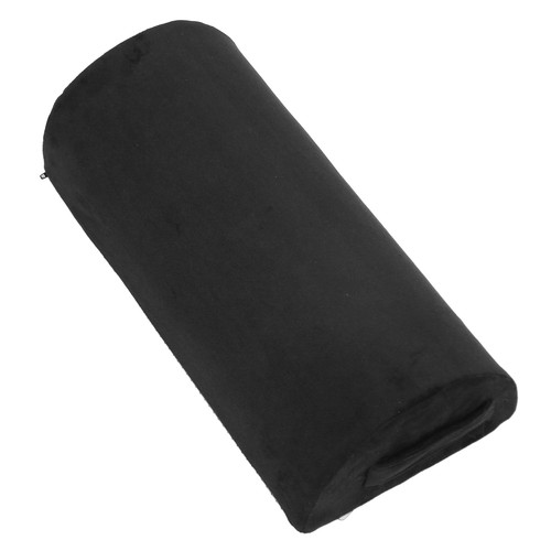 Half moon pillow black - half,