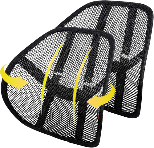 Lumbar support with - support, (2