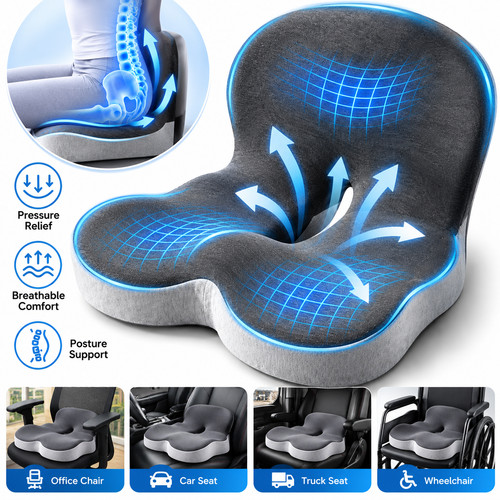 Memory foam seat cushion - seat,