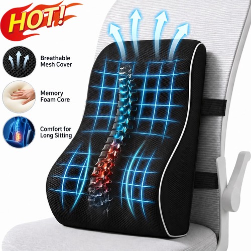Lumbar support pillow - lumbar, memory