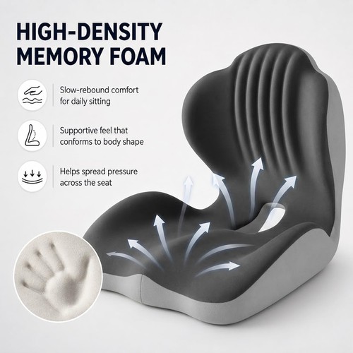 Memory foam seat cushion - seat,