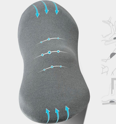 Memory foam ergonomic lumbar - memory,