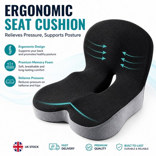 Memory foam car seat cushion - memory,